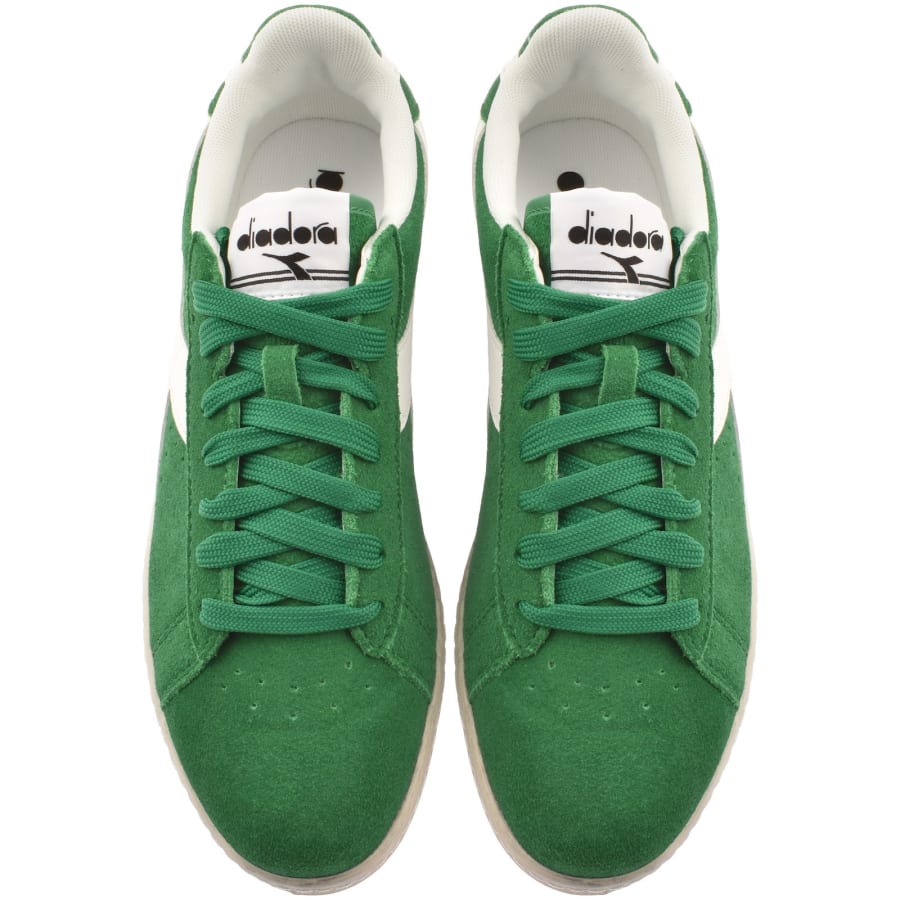 Green suede trainers discount